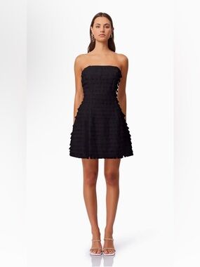 New Elliatt Hailey Party Dress Black – Size Large | Retail $258